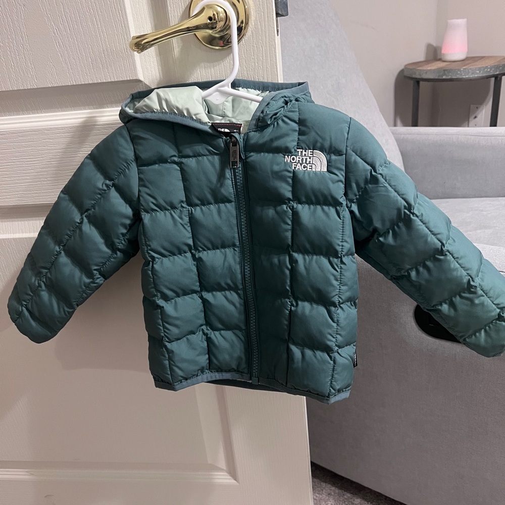 The North Face Teal Quilted Jacket